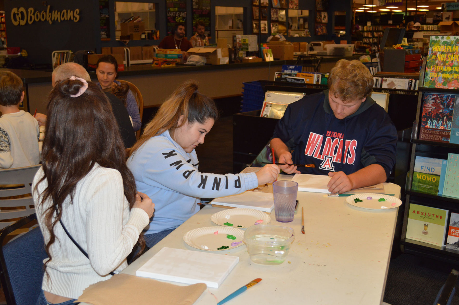 Paint nite at Bookmans offers fun and art for all